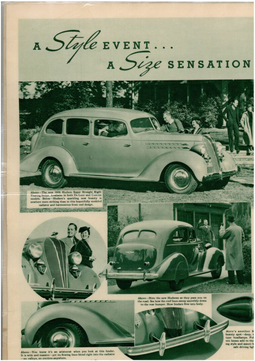1936 Hudson Pictorial News Page 3